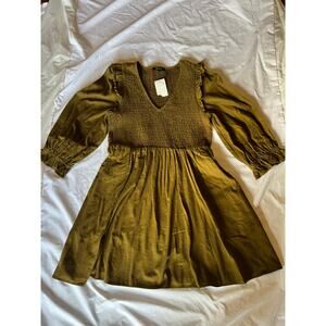 Madewell Olive Green Dress